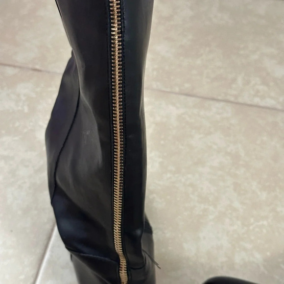 Steve Madden Women High Knee Black Boots size 6 - Picture 8 of 13